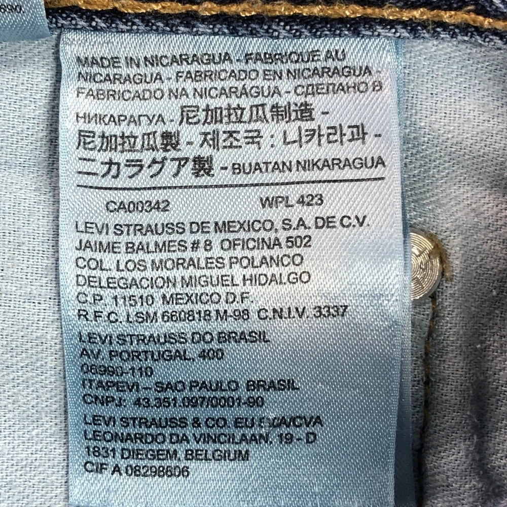 Levi's Mens 550 Relaxed Fit Jeans 36x32 Blue Medium Wash Tapered Leg Denim